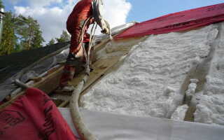 Применение пенополиуретана для утепления частного дома