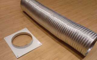 Можно ли использовать гофру для вытяжки газовой колонки?