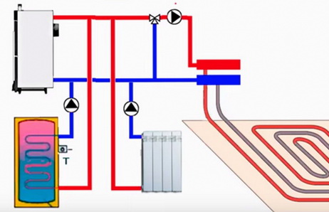 Схема установки нескольких насосов