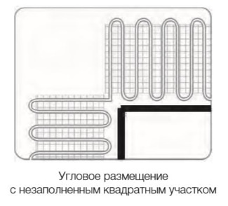 обводка кабелем препятствий в полу