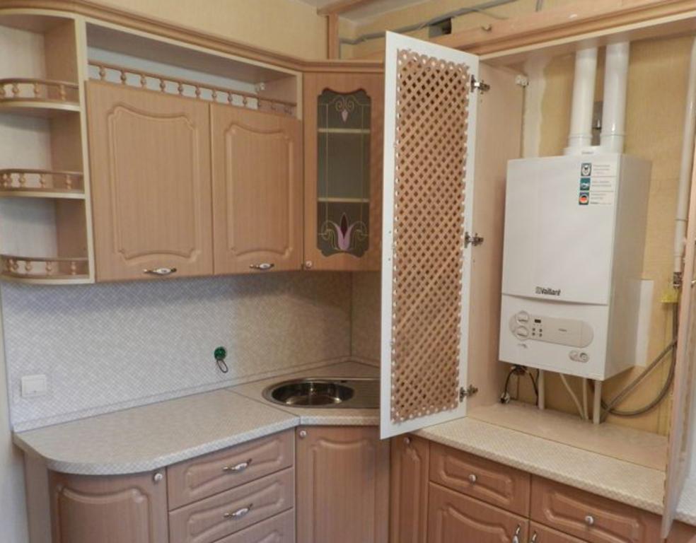 колонка в интерьере кухни